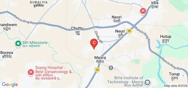 Manrakhan Mahto B Ed College, Mesra Map
