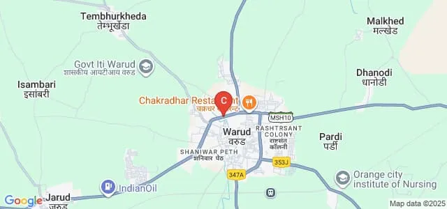 Mahatma Fule Arts Commerce and Sitaramji Choudhari Science Mahavidyalaya, Amravati Map