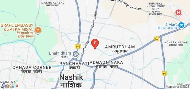 Late Annasaheb Patil Polytechnic, Nashik Map