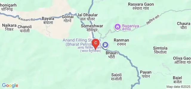 Hukum Singh Bora Government Post Graduate College, Someshwar Map