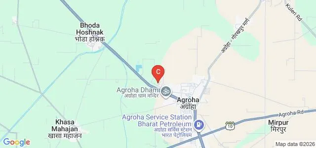 Maharaja Agrasen Medical College, Agroha Map