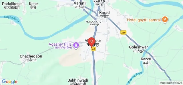 KCTs Krishna College of Pharmacy, Karad Map