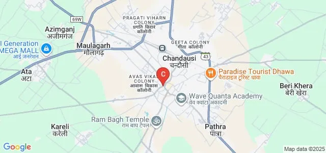 Model Public Law College, Chandausi Map
