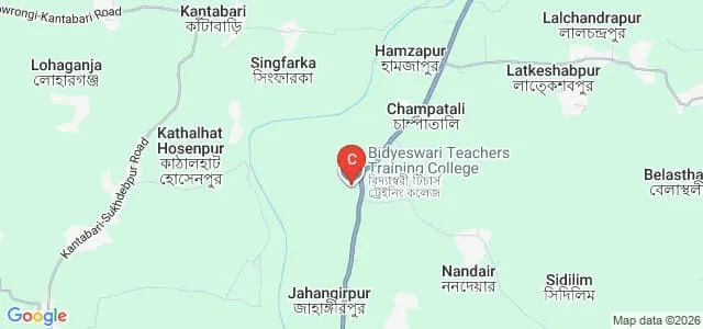 Bidyeswari Teachers Training College, Gangarampur Map