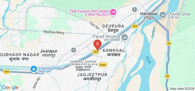 Aryan College of Education, Haridwar Map