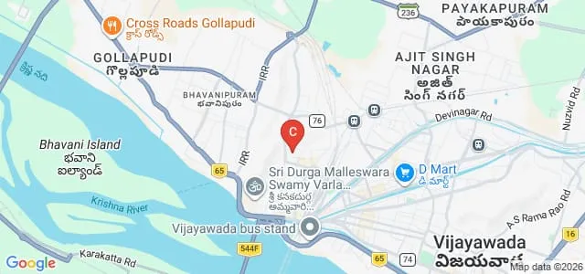 Kakaraparti Bhavanarayana College, Kothapeta Map