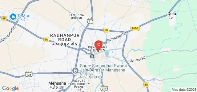 Revaba Sarvajanik Education College, Mehsana Map