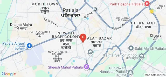 Multani Mal Modi College, Patiala Map