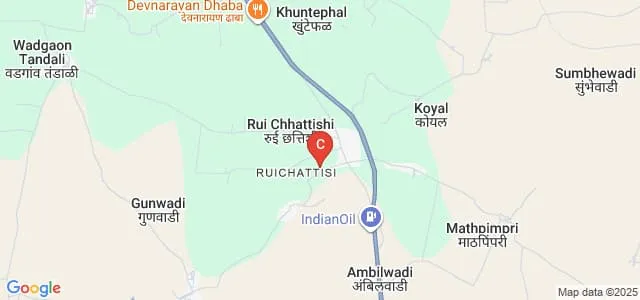 Ahmednagar Jilha Maratha Vidya Prasarak Samaj's Janata Arts and Science College, Ruichhattishi Map