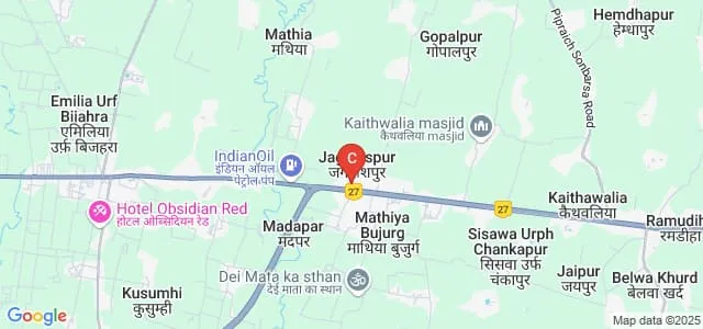 Nath Chandravat Mahavidyalaya, Jagdishpur Map