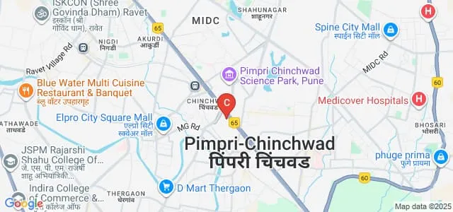 Audyogik Shikshan Mandals Institute of Professional Studies, Pune Map