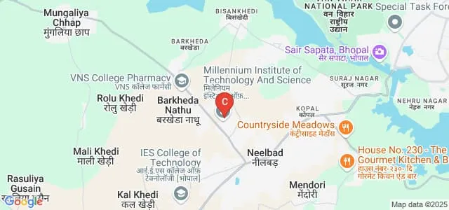 Sky College of Aeronautical Engineering, Bhopal Map