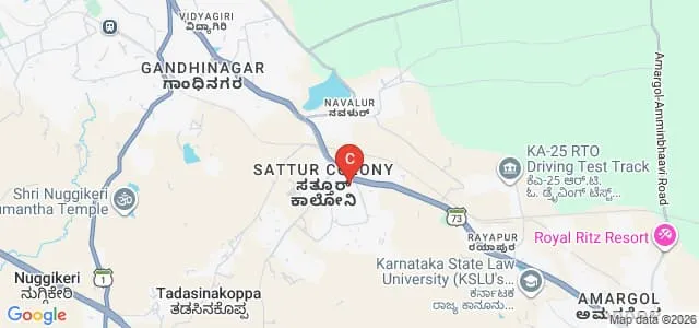 SDM College of Dental Sciences and Hospital, Dharwad Map