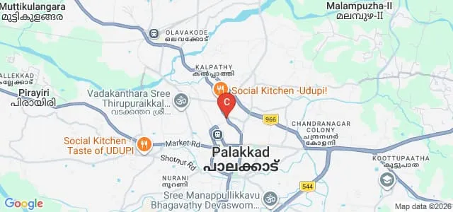 Chembai Memorial Government Music College, Palakkad Map