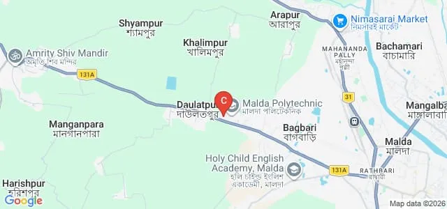 Satish B Ed College, Malda Map