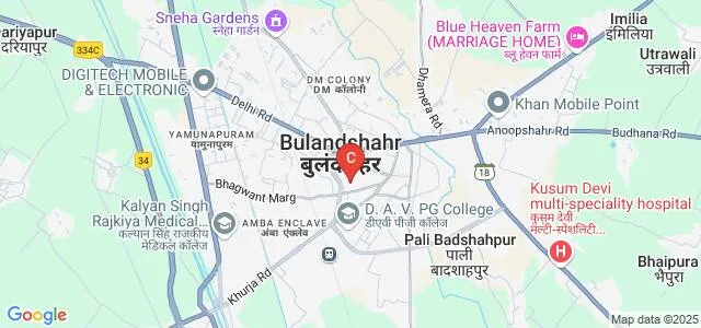 Muslim Girls Degree College, Bulandshahr Map
