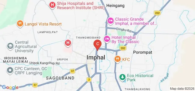 DM College of Science, Imphal Map
