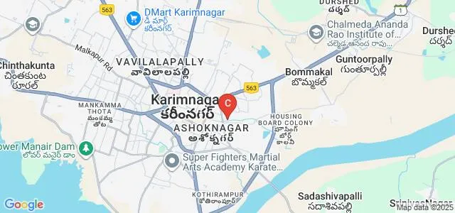 Trinity College of Engineering and Technology, Karim Nagar Map