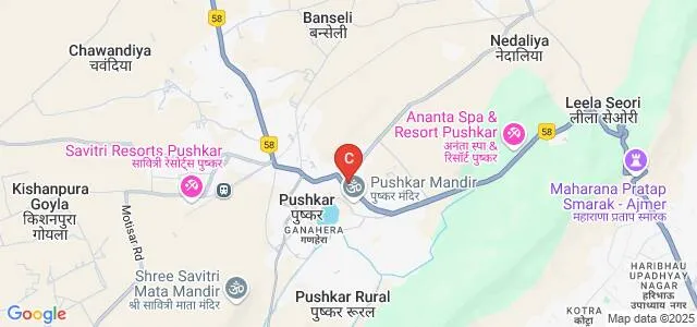 Government College, Pushkar Map