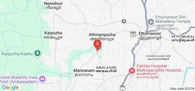 School of Computer Sciences, Mahatma Gandhi University, Kottayam Map