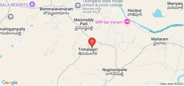 Adusumalli Vijaya College of Engineering and Research Centre, Nalgonda Map