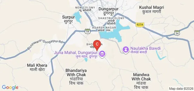 MB Mahila Teachers Training College, Dungarpur Map