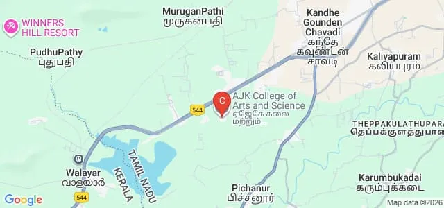 AJK College of Nursing, Coimbatore Map