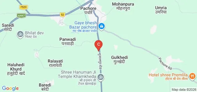 Pragya Sagar Academy, Rajgarh Map