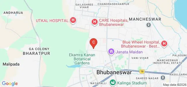 National Institute of Social Work and Social Sciences, Bhubaneswar Map