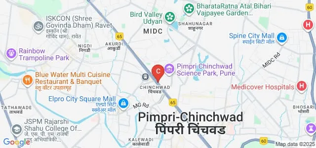 Chaitanya Medical Foundation's College of Physiotherapy, Pune Map