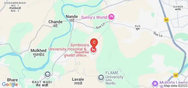 Symbiosis School of Biological Sciences, Pune Map