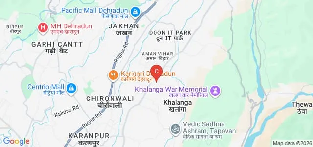Amazon Institute of Hotel Tourism and Management, Dehradun Map