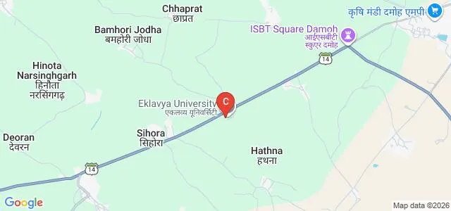 Ojaswini Institute of Management and Technology, Damoh Map