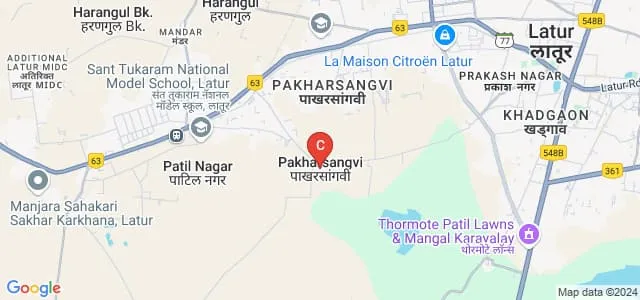 Shri Mahatma Basweshwar Education Society Institute of Computer Education, Latur Map