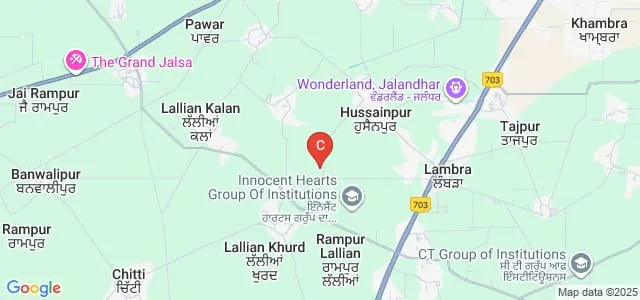 Phoenix Nursing Institute, Jalandhar Map