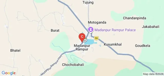 Rampur College, Madanpur Map