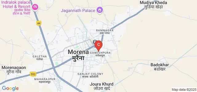 TSS College, Morena Map