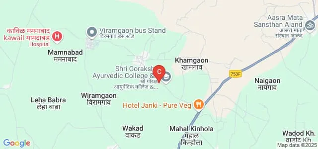 Shri Goraksha Arts Commerce and Science Senior College, Khamgaon Map