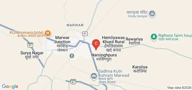 RC Memorial Teacher Training College, Pali Map