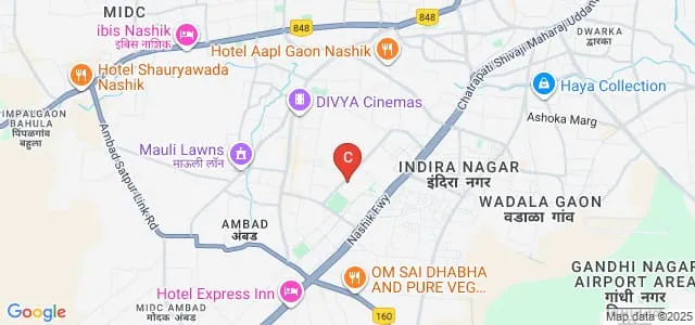 Krantiveer Vasantrao Narayanrao Naik Shikshan Prasarak Sanstha's Arts and Commerce College, Dindori Map