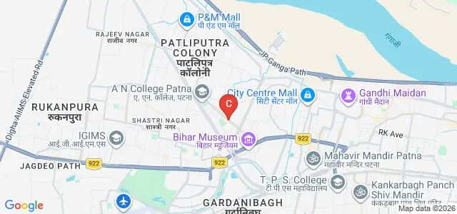 Tapeshwar Singh Teacher's Training College, Patna Map