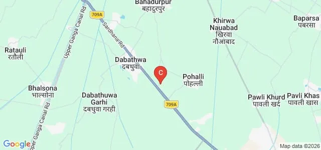 MIT Institute of Technology, Meerut Map