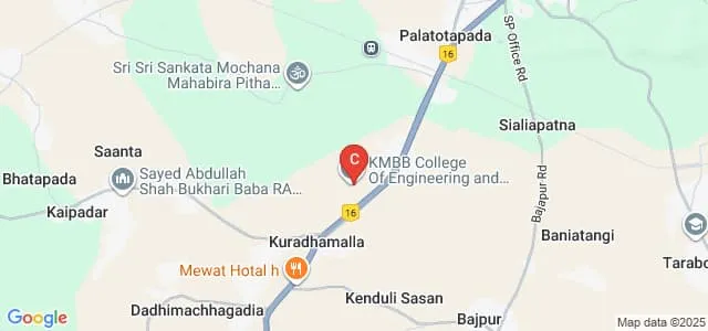 KMBB College of Engineering and Technology, Bhubaneswar Map