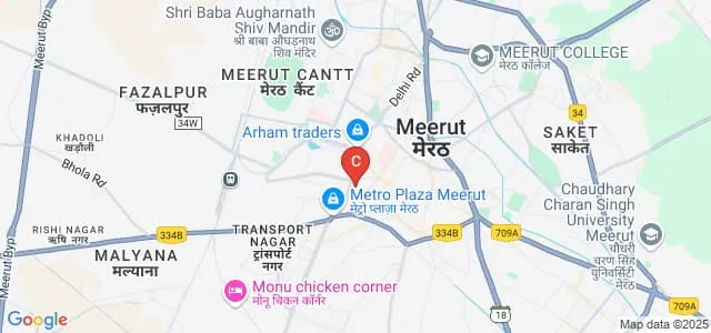 DN College, Meerut Map