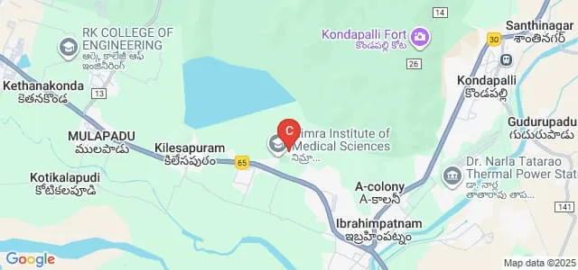 NIMRA College of Engineering and Technology, Vijayawada Map