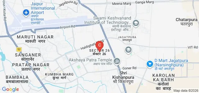 Tirupati College of Technical Education, Jaipur Map