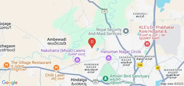 Bamane Institute of Pharmacy, Belgaum Map