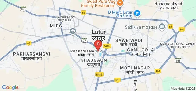 Vasantrao Naik Adhyapak Mahavidyalaya, Latur Map