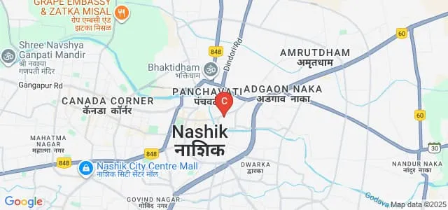 Ayurved Mahavidyalaya, Nashik Map