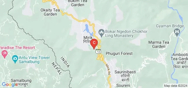 Mirik College, Darjeeling Map